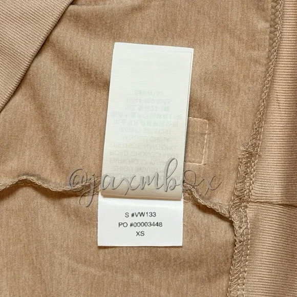 Vuori Daydream Crew Tan/Goldenrod Heather/Dogwood Size XS - Picture 6 of 8